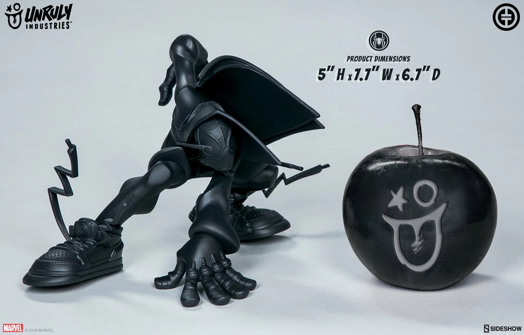 Cheap ✨ SIDESHOW COLLECTIBLES Miles (Matte Black Version) Designer Collectible Toy By Unruly Industries™ By Tracy Tubera ✨ 12 SIDESHOW COLLECTIBLES Miles (Matte Black Version) Designer Collectible Toy By Unruly Industries™ By Tracy Tubera