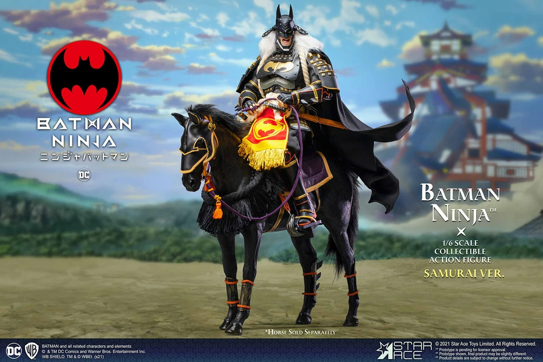 Best Pirce 🎁 Ninja Batman 2.0 (Deluxe Version With Horse) Sixth Scale Figure By Star Ace Toys Ltd. 🔥 2 Ninja Batman 2.0 (Deluxe Version With Horse) Sixth Scale Figure By Star Ace Toys Ltd.