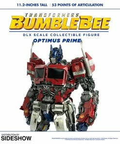 Hot Pop Cultures Store Optimus Prime Collectible Figure By ThreeA Toys DLX Scale - Die-Cast Metal - Bumblebee Movie Transformers