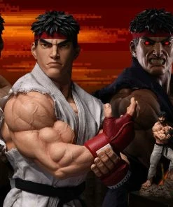 PCS Collectibles Ryu Evolution Collectible Set By PCS Set Of 3 Exclusives EXCLUSIVE -Street Fighter