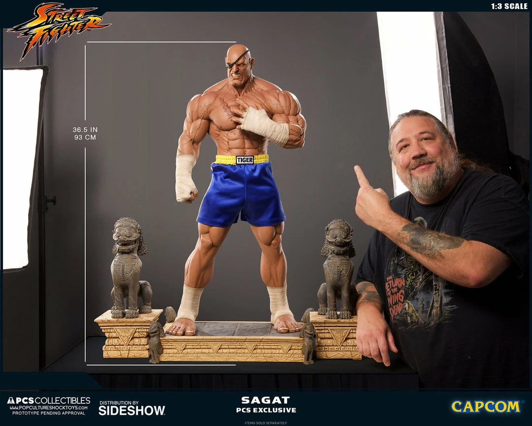 Outlet ✨ PCS Collectibles Sagat Statue By PCS 1:3 Scale - Street Fighter 👍 19 PCS Collectibles Sagat Statue By PCS 1:3 Scale - Street Fighter