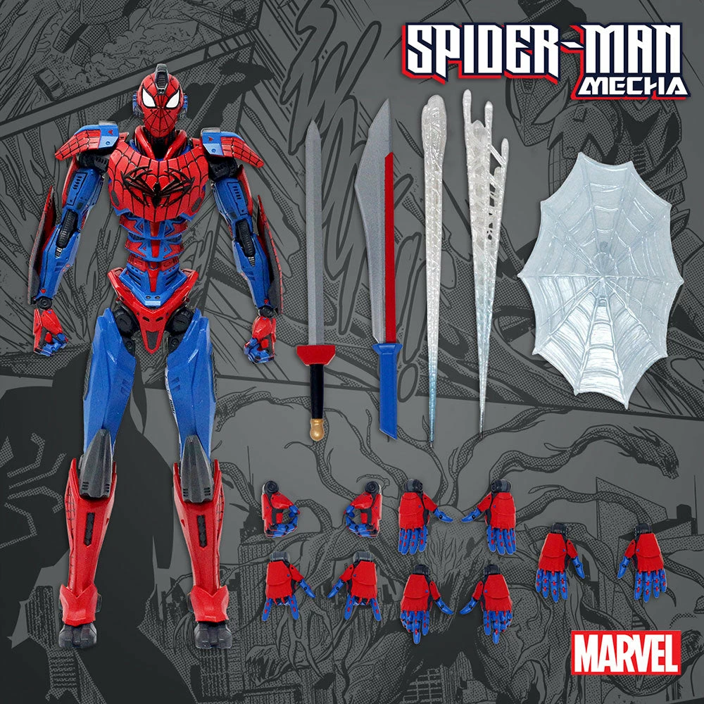 Cheap 🔥 Spider-Man Mecha Collectible Figure By Mondo Mondo Mecha Collection ✨ 11 Spider-Man Mecha Collectible Figure By Mondo Mondo Mecha Collection