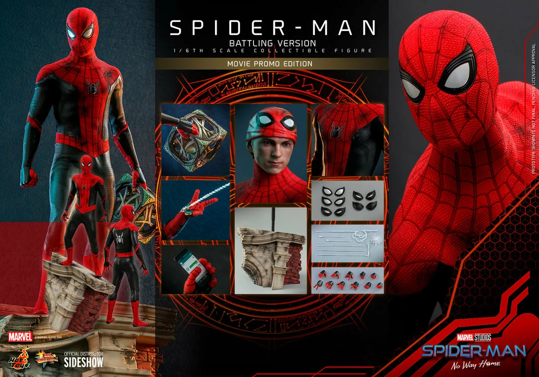 Best reviews of π Hot Toys Spider-Man (Battling Version) Movie Promo Edition π 13 Hot Toys Spider-Man (Battling Version) Movie Promo Edition