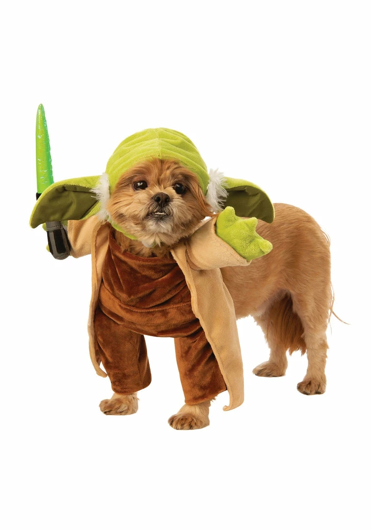 Best Pirce ๐งจ Fun Dog Star Wars Walking Yoda With Lightsaber Costume Cosplay, Halloween Costumes ๐ 1 Fun Dog Star Wars Walking Yoda With Lightsaber Costume Cosplay, Halloween Costumes