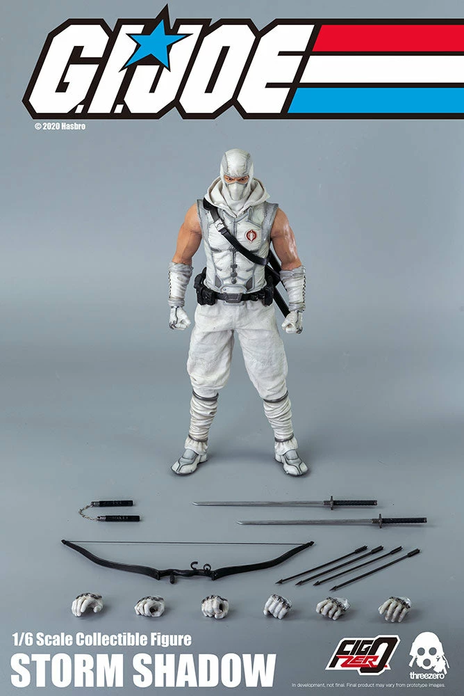 Promo 🥰 Storm Shadow Sixth Scale Figure By Threezero G.I. Joe 👏 10 Storm Shadow Sixth Scale Figure By Threezero G.I. Joe