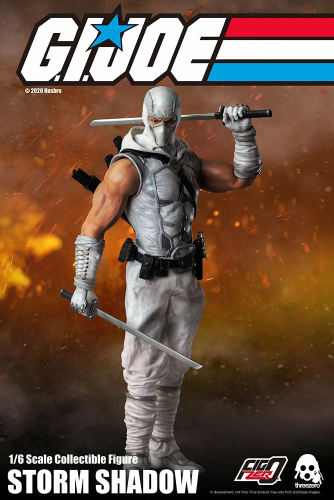 Promo 🥰 Storm Shadow Sixth Scale Figure By Threezero G.I. Joe 👏 5 Storm Shadow Sixth Scale Figure By Threezero G.I. Joe