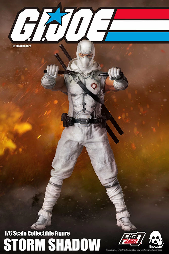 Promo 🥰 Storm Shadow Sixth Scale Figure By Threezero G.I. Joe 👏 2 Storm Shadow Sixth Scale Figure By Threezero G.I. Joe