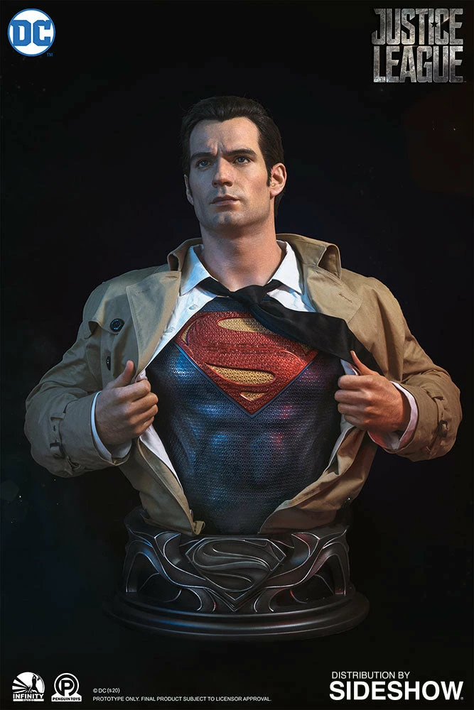 Outlet 🤩 Superman Life-Size Bust By Infinity Studio DC Comics 👏 10 Superman Life-Size Bust By Infinity Studio DC Comics