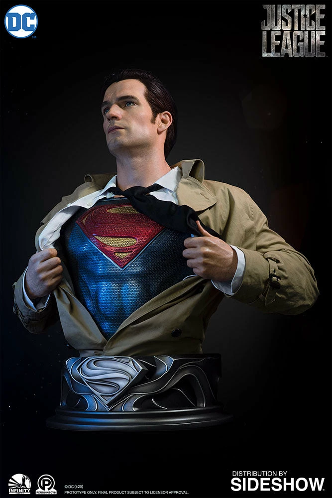 Outlet 🤩 Superman Life-Size Bust By Infinity Studio DC Comics 👏 11 Superman Life-Size Bust By Infinity Studio DC Comics