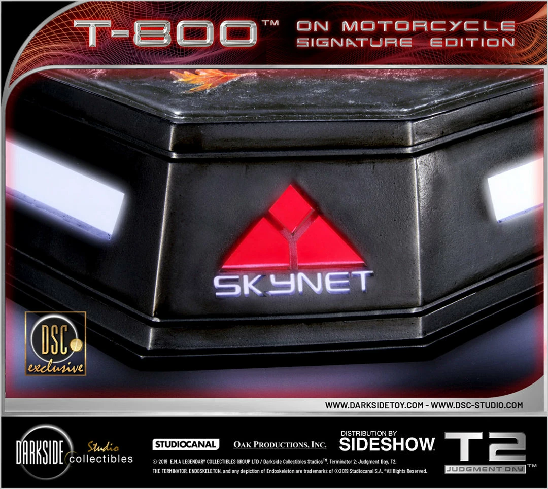 Best Sale ✔️ SIDESHOW COLLECTIBLES Terminator T-800 On Motorcycle Statue By DarkSide Collectibles Studio 1:4 Scale - Limited Signature Edition ⌛ 8 SIDESHOW COLLECTIBLES Terminator T-800 On Motorcycle Statue By DarkSide Collectibles Studio 1:4 Scale - Limited Signature Edition