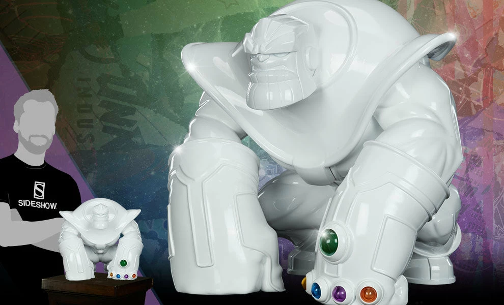Buy ⭐ Thanos (Infinity-Sized) Gloss White Edition Designer Collectible Toy By Unruly Industries™ By Joe DellaGatta ⭐ 22 Thanos (Infinity-Sized) Gloss White Edition Designer Collectible Toy By Unruly Industries™ By Joe DellaGatta