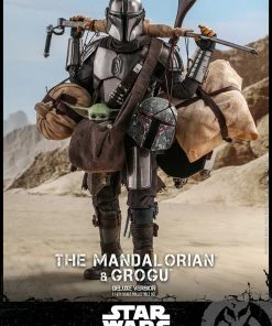 Hot Toys The Mandalorian™ And Grogu™ Sixth Scale Figure Set