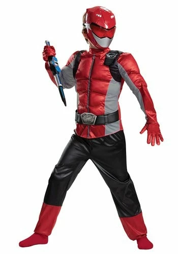Budget โค๏ธ Fun.com Power Rangers Beast Morphers Kids Red Ranger Classic Cosplay ๐ฅ Halloween Costume ๐ 3 Fun.com Power Rangers Beast Morphers Kids Red Ranger Classic Cosplay Halloween Costume