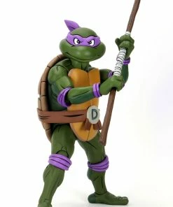 NECA Teenage Mutant Ninja Turtles Cartoon Donatello 1/4 Scale Action Figure
