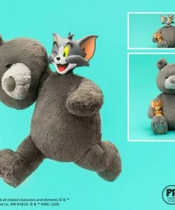 Hot Sale ❤️ Tom And Jerry Plush Teddy Bear (Charcoal Gray) Collectible Figure By Soap Studio ⭐ 7 Tom And Jerry Plush Teddy Bear (Charcoal Gray) Collectible Figure By Soap Studio