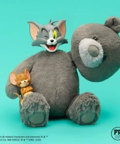 Hot Sale ❤️ Tom And Jerry Plush Teddy Bear (Charcoal Gray) Collectible Figure By Soap Studio ⭐ 8 Tom And Jerry Plush Teddy Bear (Charcoal Gray) Collectible Figure By Soap Studio