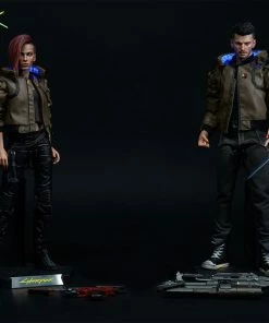 V Male And Female With Yaiba Kusanagi Sixth Scale Figure Set By PureArts Ultimate Bundle Cyberpunk 2077 Sixth Scale Collectible Figures