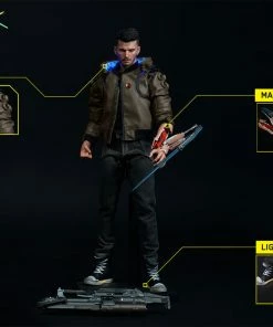 V Male And Female With Yaiba Kusanagi Sixth Scale Figure Set By PureArts Ultimate Bundle Cyberpunk 2077 Sixth Scale Collectible Figures