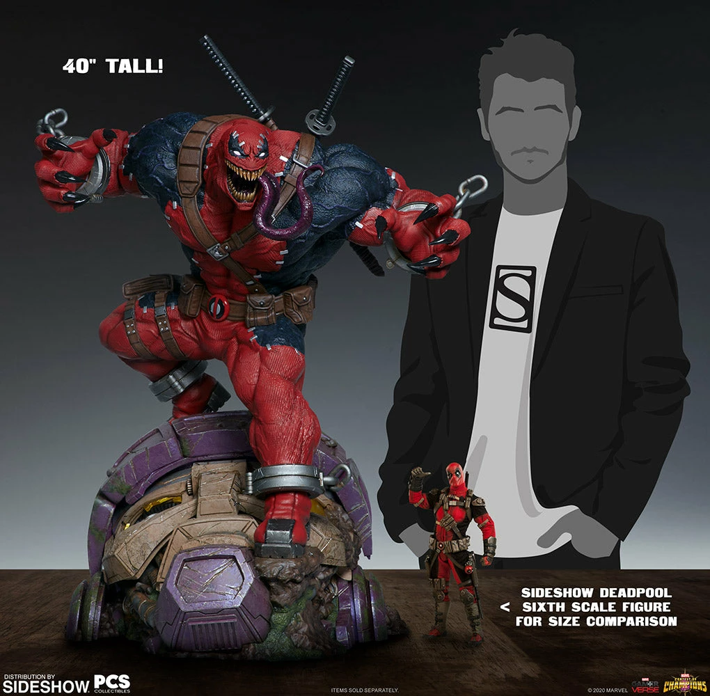 Wholesale ✔️ PCS Collectibles Venompool Statue By PCS 1:3 Scale Deadpool ✔️ 8 PCS Collectibles Venompool Statue By PCS 1:3 Scale Deadpool
