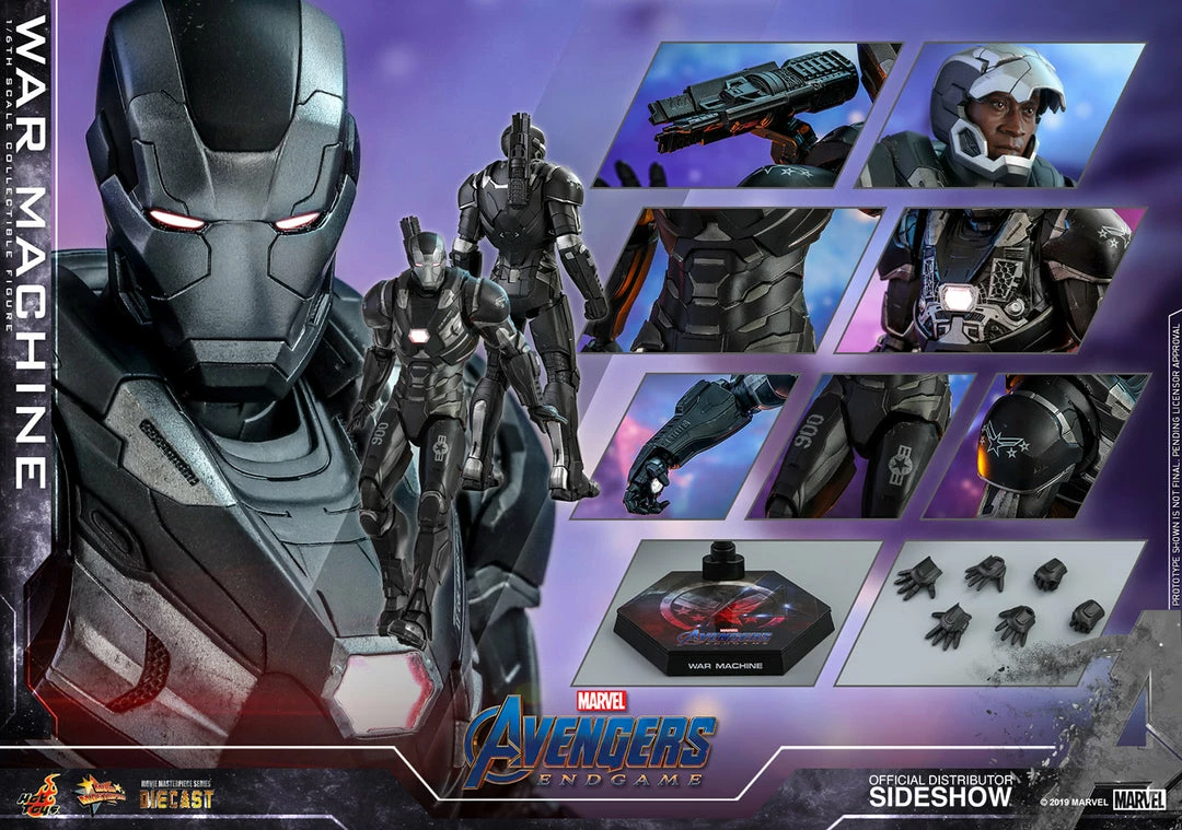 Wholesale ๐ War Machine Sixth Scale Figure By Hot Toys DIECAST - Avengers: Endgame - Movie Masterpiece Series ๐ฅ 18 War Machine Sixth Scale Figure By Hot Toys DIECAST - Avengers: Endgame - Movie Masterpiece Series