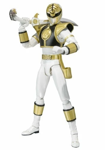 Budget ❤️ Power Ranger White Ranger S. H. Figuarts Bandai Tamashii Nations Action Figure BANDAI COLLECTIBLES 🥰 3 Power Ranger White Ranger S. H. Figuarts Bandai Tamashii Nations Action Figure BANDAI COLLECTIBLES