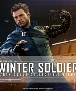 Winter Soldier Sixth Scale Figure By Hot Toys Television Masterpiece Series - The Falcon And The Winter Soldier Avengers Earth's Heroes