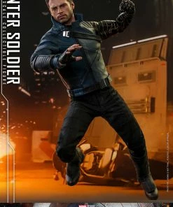 Winter Soldier Sixth Scale Figure By Hot Toys Television Masterpiece Series - The Falcon And The Winter Soldier Avengers Earth's Heroes
