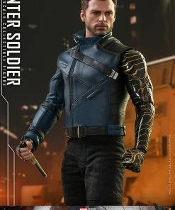 Winter Soldier Sixth Scale Figure By Hot Toys Television Masterpiece Series - The Falcon And The Winter Soldier Avengers Earth's Heroes