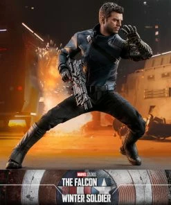 Winter Soldier Sixth Scale Figure By Hot Toys Television Masterpiece Series - The Falcon And The Winter Soldier Avengers Earth's Heroes