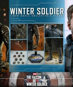 Winter Soldier Sixth Scale Figure By Hot Toys Television Masterpiece Series - The Falcon And The Winter Soldier Avengers Earth's Heroes