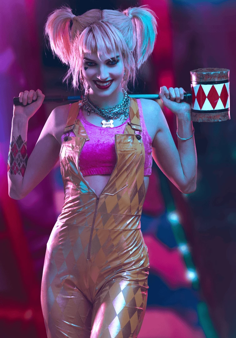 Top 10 ๐ DC Comics Costumes Cosplay, ๐งจ Halloween Costumes Women's Harley Quinn Gold Overalls Costume โ๏ธ 2 DC Comics Costumes Cosplay, Halloween Costumes Women's Harley Quinn Gold Overalls Costume
