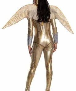 DC Comics Costumes Deluxe Wonder Woman Gold Armor Womens Costume