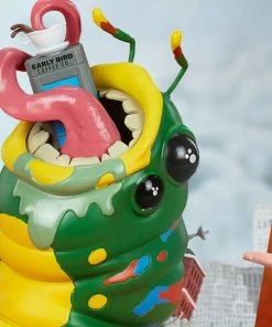 Hot Pot Cultures Doll Shop 32 Wrath Of Wormzilla! Designer Collectible Toy By Unruly Industries™ By Mike "Poopbird" Groves